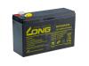Long 12V 6Ah olověný akumulátor HighRate F2 (WP1224W)