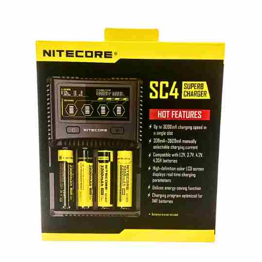 Nabíječka NITECORE SC4 Superb Charger pro Li-Ion, LiFePo4, Ni-MH, Ni-Cd