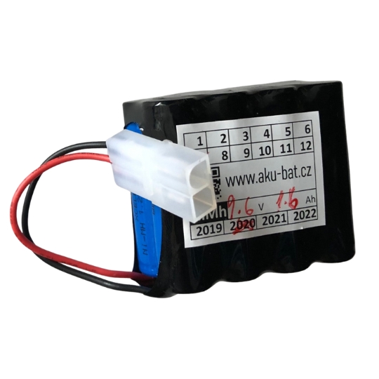 NiMH akupack 2x4 AA 9,6V 1600mAh s konektorem velká TAMIYA