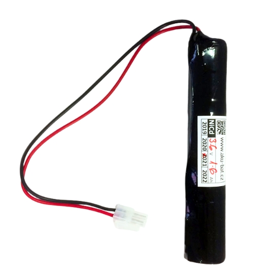 Baterie pro nouzová světla Ni-Cd 3,6V 1600mAh vysokoteplotní - Molex Mini-Fit 5557-02R 