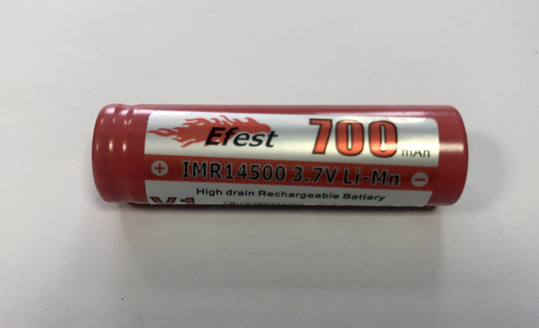 Nabijecí baterie Efest Li-Ion baterie Efest IMR14500 V1 700mAh 3,7V