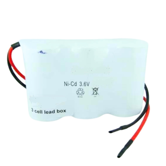 Baterie pro nouzová světla Ni-Cd 3xD 3,6V 5500mAh vedle sebe