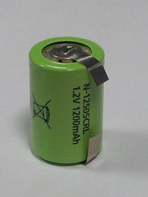 Baterie Panasonic N-1250SCRL NiCd 4/5SC 1250mAh s vývody do U