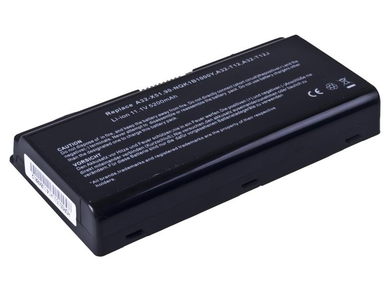 Asus X51, X58 series A32-X51, A32-T12 Li-Ion 11,1V 5200mAh/58Wh