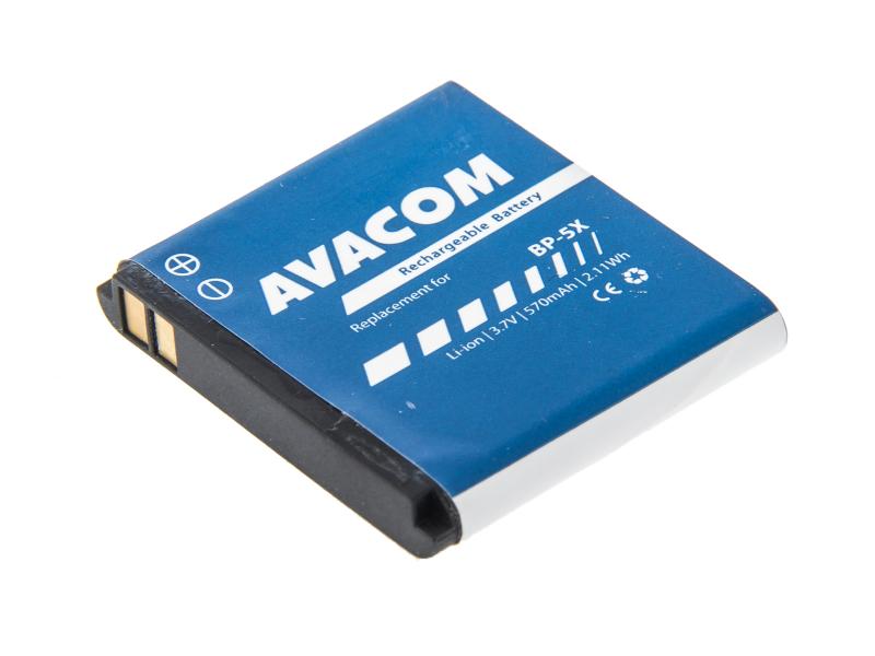 Baterie do mobilu Nokia 8800  Li-Ion 3,7V 570mAh (náhrada BL-5X)