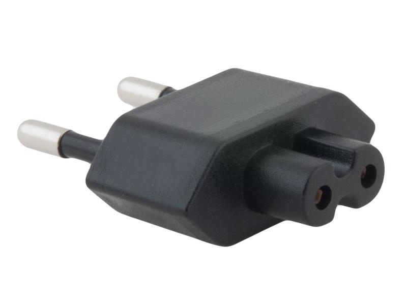 Zásuvkový konektor Typ C (EU) pro USB-C nabíječky, černá