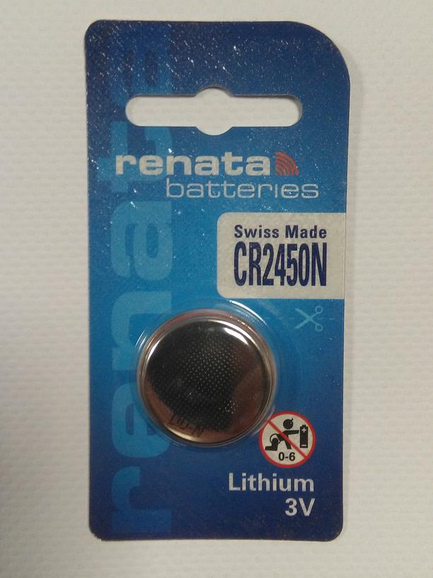 Lithiová knoflíková baterie Renata CR2450N 3V 540mAh