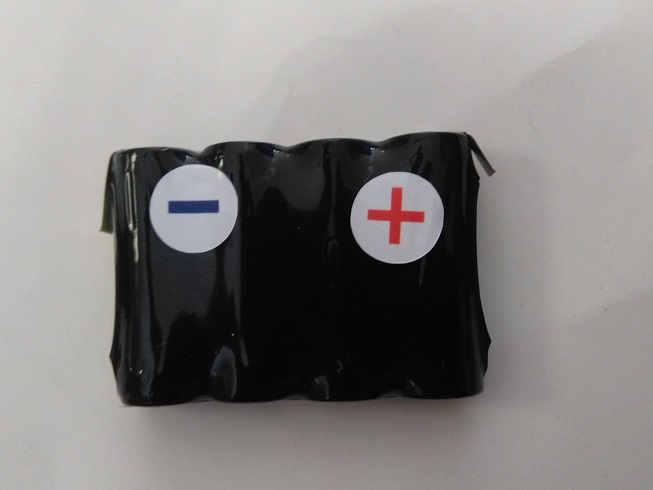 Bateriová sestava 4,8V 400mAh NiMH z článků GP-40AAM velikosti 2/3AAA