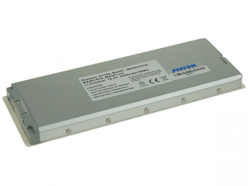 Baterie pro Apple MacBook 13" A1185 Li-Pol 10,8V 5400mAh/58Wh