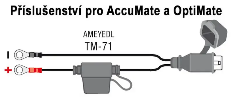 TM-71 příslušenství k Accumate a Optimate - propojení s očky s t