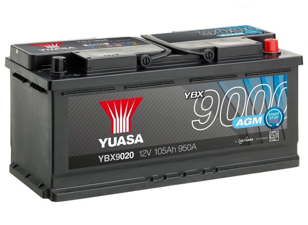 autobaterie YUASA YBX9020 12V 105Ah 950A