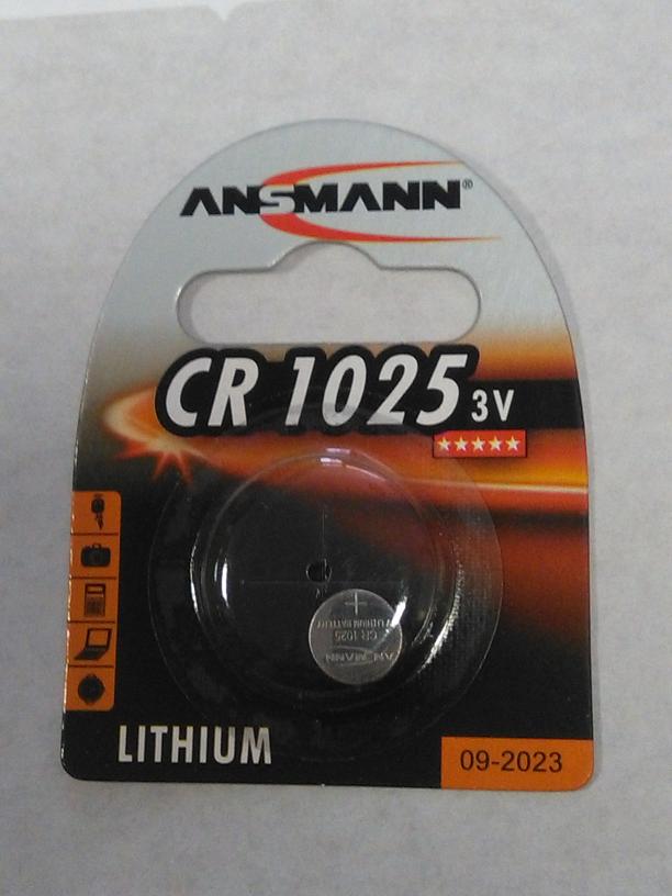 Knoflíková baterie Ansmann CR1025