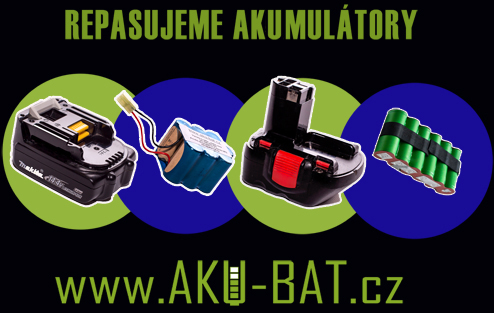 Repase baterie 8,4V 1,9Ah NiCd z článků Panasonic N-1900SC