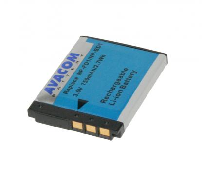 Sony NP-BD1/NP-FD1 Li-ion 3.6V 750mAh 2.7Wh