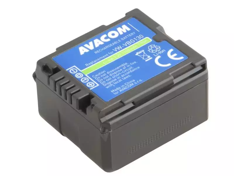 Panasonic VW-VBG130, DMW-BLA13 Li-Ion 7.2V 1100mAh 7.9Wh