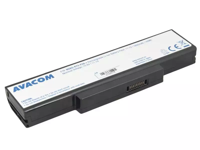 Asus A72/K72/N71/N73/X77 Li-Ion 11,1V 5600mAh