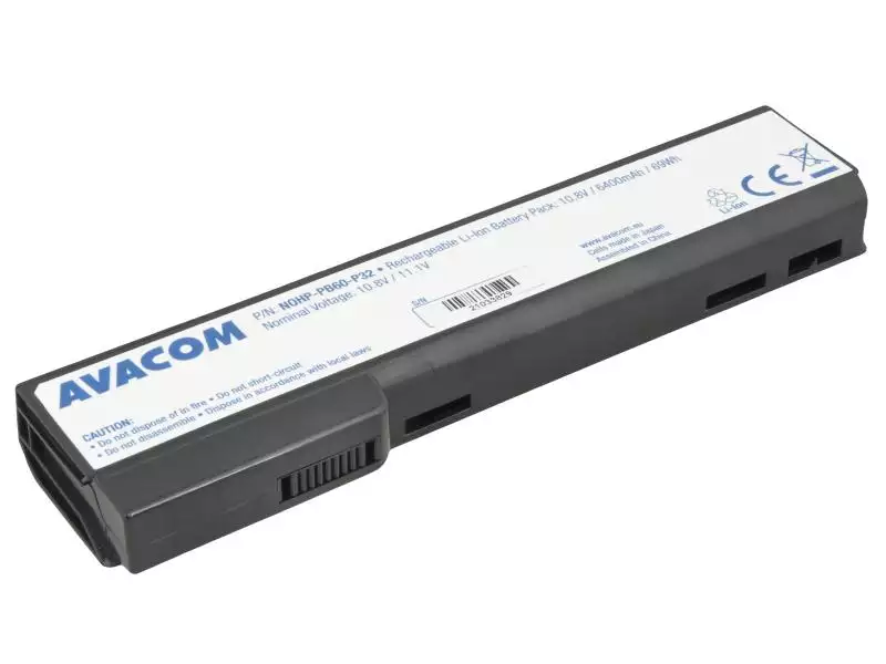 HP ProBook 6360b, 6460b series Li-Ion 10,8V 6400mAh 69Wh