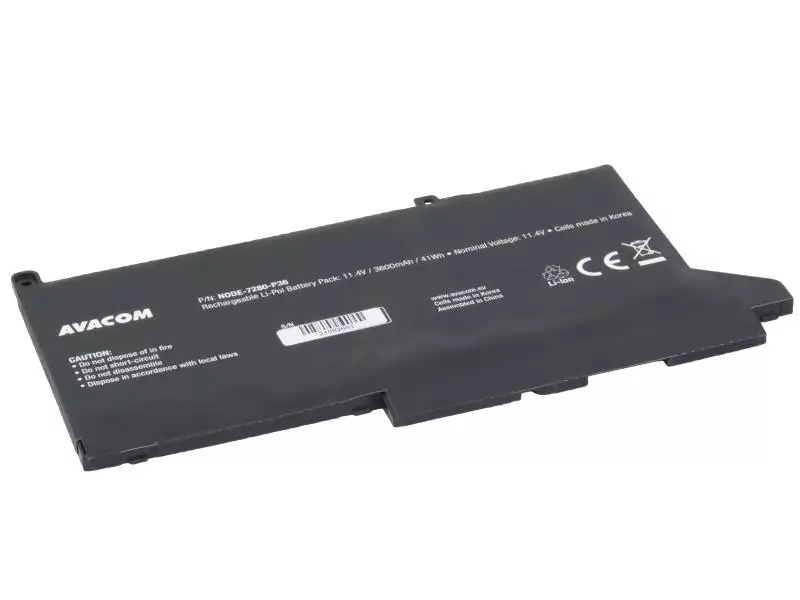 Dell Latitude 7280, 7480 Li-Pol 11,4V 3600mAh