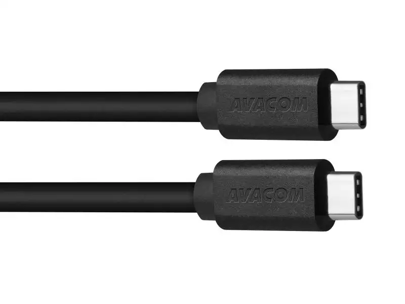 Datový a nabíjecí kabel USB Type-C - USB Type-C, 40cm, černá