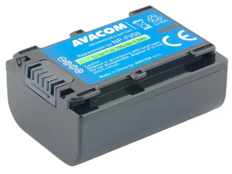 Sony NP-FV50 Li-Ion 7.4V 700mAh 5.2Wh