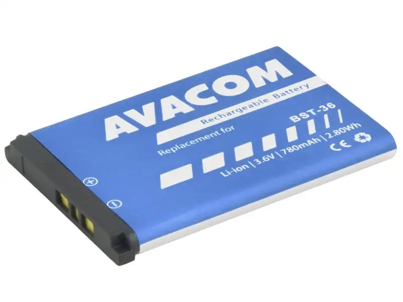 Baterie do mobilu Sony Ericsson J300, W200 Li-Ion 3,7V 780mAh (n&aacute;hrada BST-36)