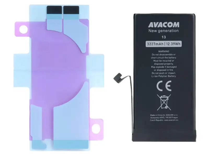 Baterie pro Apple iPhone 13, Li-Ion 3,84V 3227mAh (náhrada A2655)