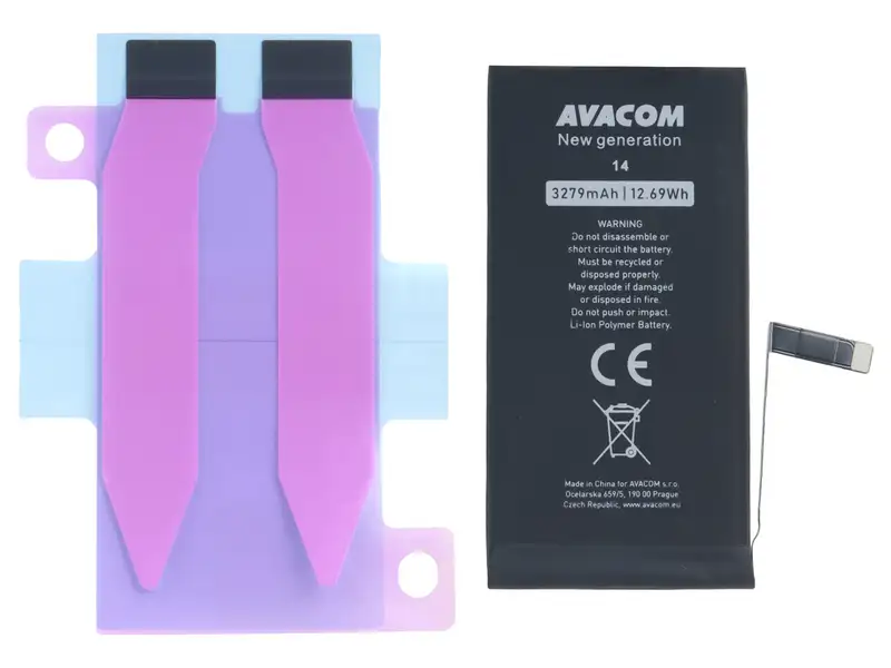 Baterie pro Apple iPhone 14, Li-Ion 3,87V 3279mAh (náhrada A2863)