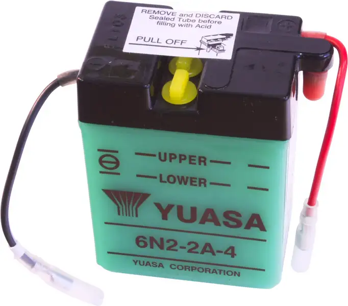 motobaterie YUASA 6N2-2A-4 (6V 2Ah)