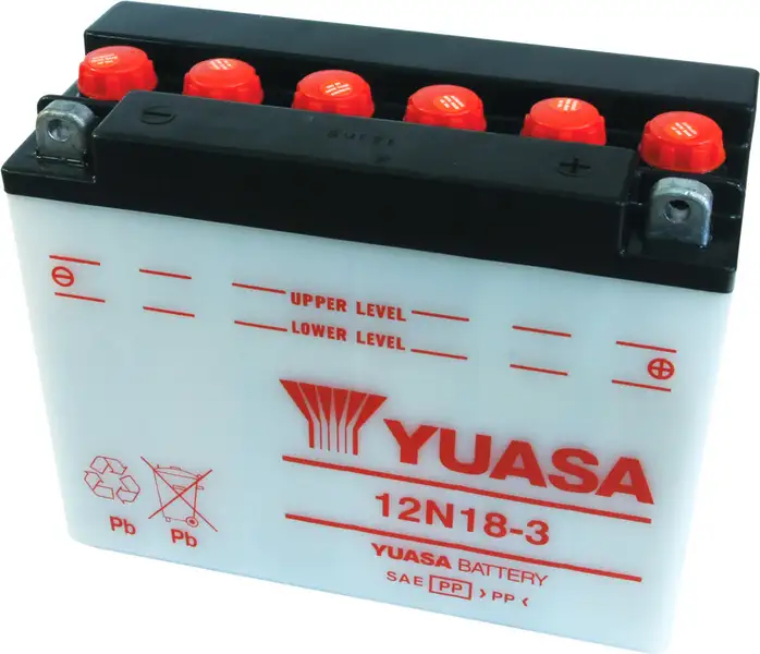 motobaterie YUASA 12N18-3 (12V 18Ah)
