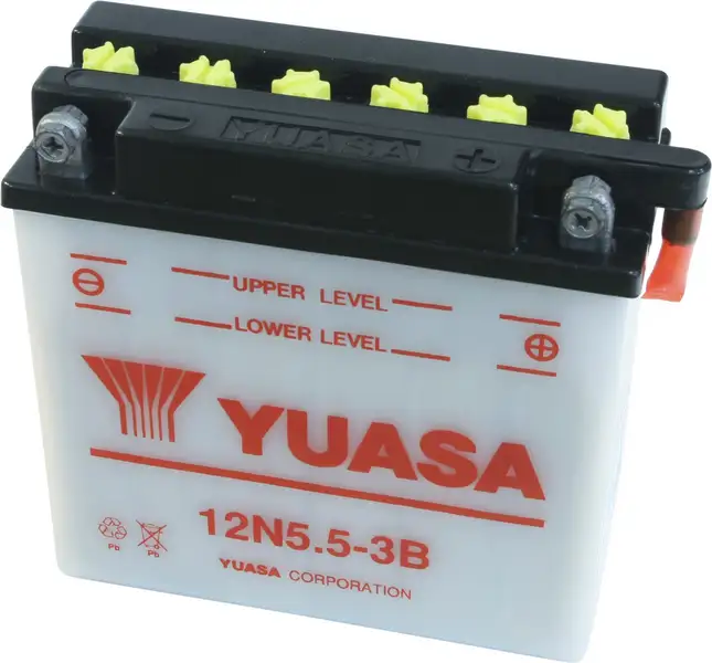 motobaterie YUASA 12N5.5-3B (12V 5.5Ah)