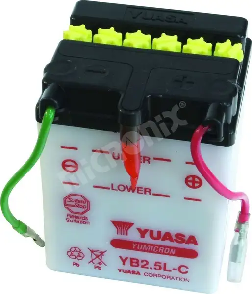 motobaterie YUASA YB2.5L-C (12V 2.5Ah)