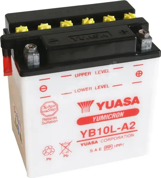 motobaterie YUASA YB10L-A2 (12V 11Ah)