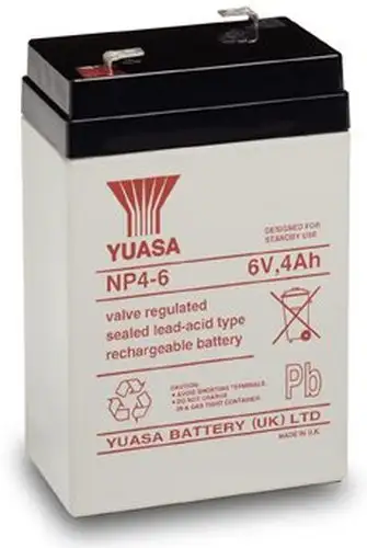 akumulátor Yuasa NP4-6 (6V/4Ah)