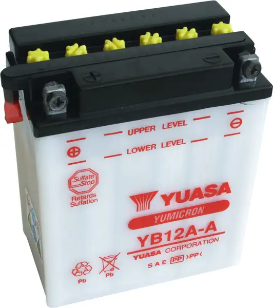 motobaterie YUASA YB12A-A (12V 12Ah)