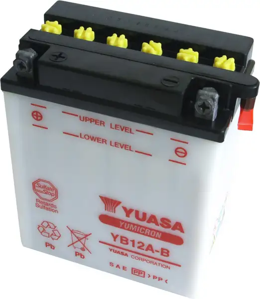 motobaterie YUASA YB12A-B (12V 12Ah)