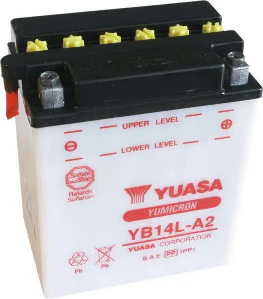 motobaterie YUASA YB14L-A2 (12V 14Ah)