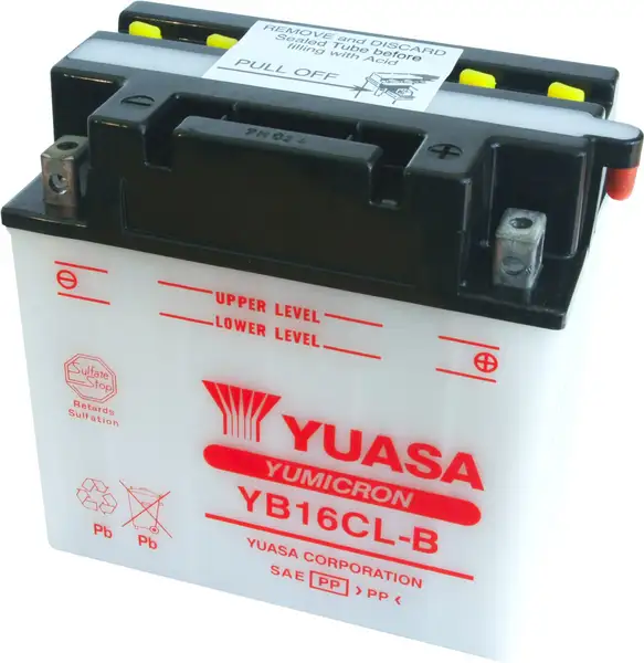 motobaterie YUASA YB16CL-B (12V 19Ah)