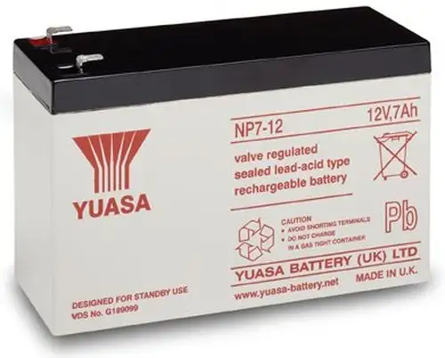 akumulátor Yuasa NP7-12 (12V/7Ah)