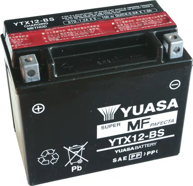 motobaterie YUASA YTX12-BS (12V 10Ah)