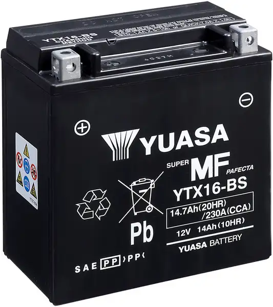 motobaterie YUASA YTX16-BS (12V 14Ah)