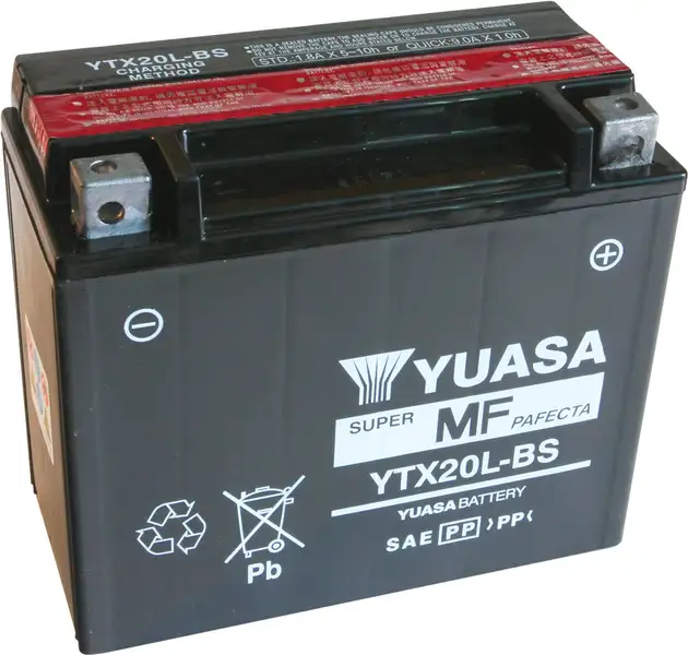 motobaterie YUASA YTX20L-BS (12V 18Ah)