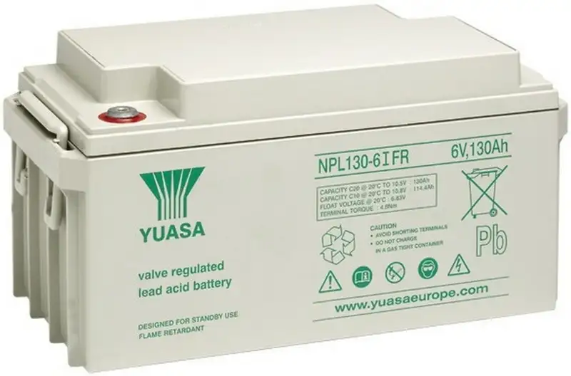 akumulátor Yuasa NPL130-6 IFR (6V/130Ah)