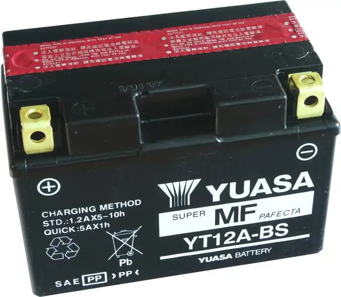 motobaterie YUASA YT12A-BS (12V 10Ah)