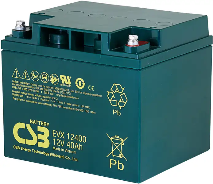 akumulátor CSB EVX12400 I (12V/40Ah)