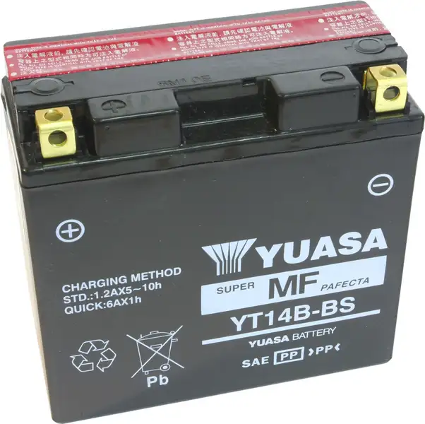 motobaterie YUASA YT14B-BS (12V 12Ah)