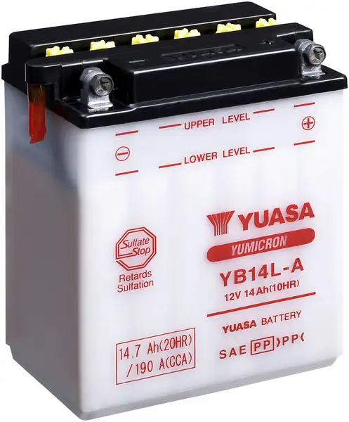 motobaterie YUASA YB14L-A (12V 14Ah)