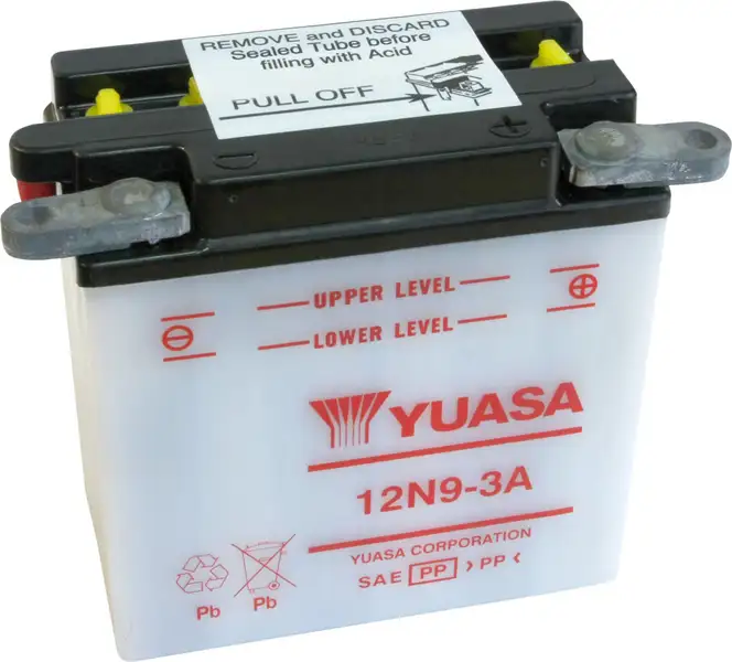motobaterie YUASA 12N9-3A (12V 9Ah)