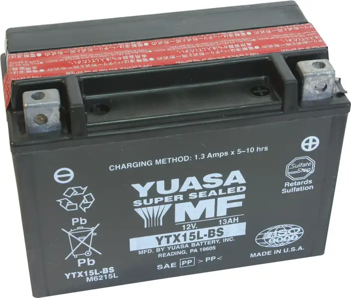 motobaterie YUASA YTX15L-BS (12V 13Ah)