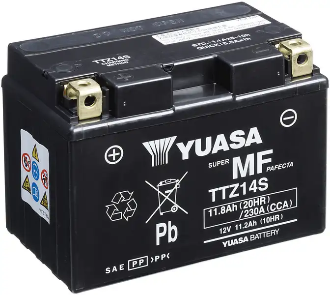 motobaterie YUASA TTZ14S-BS (12V 11,2Ah)