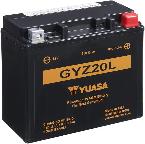 motobaterie YUASA GYZ20L (12V 20Ah)